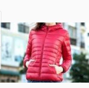 Red Puffer coat
